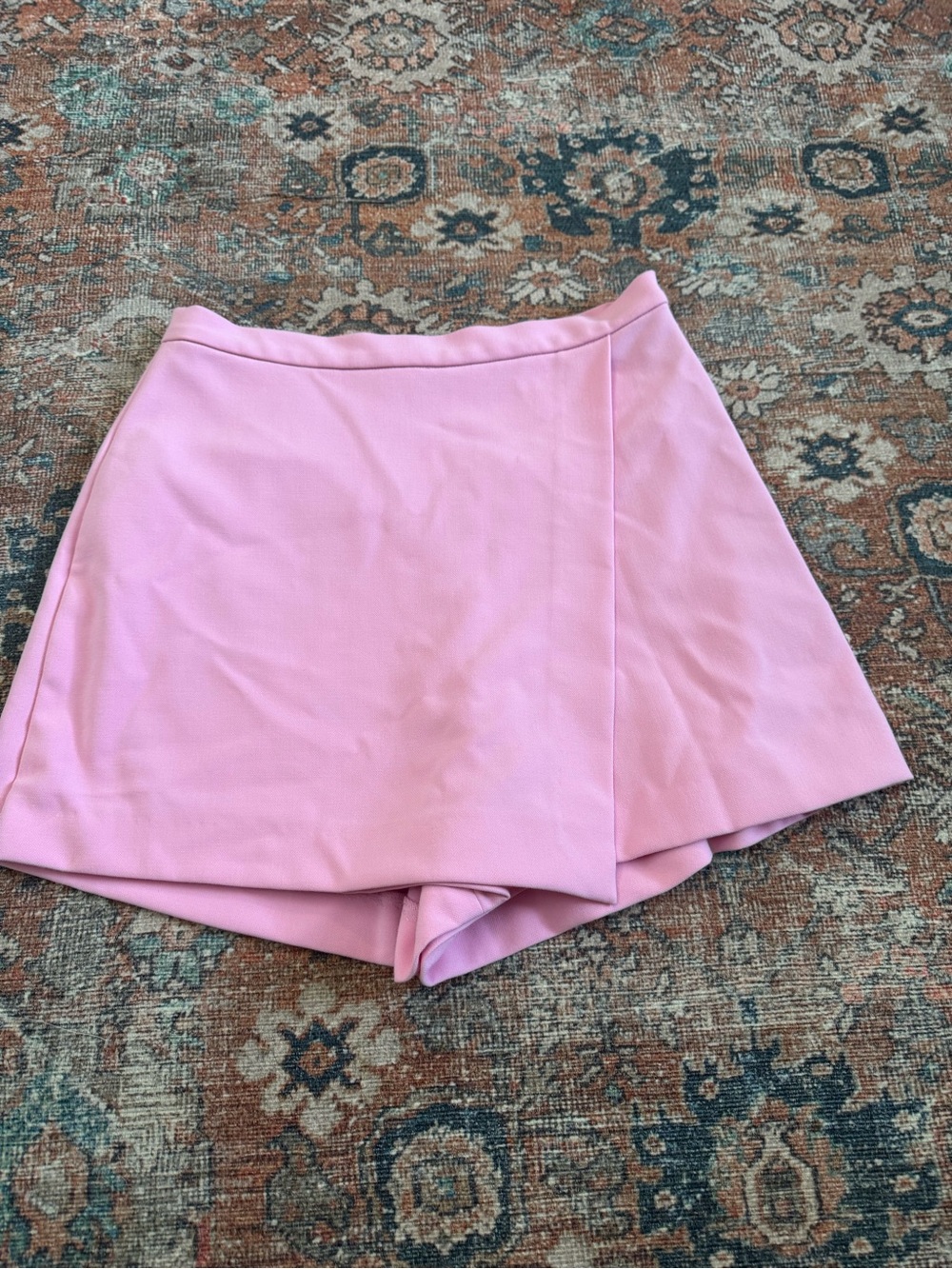 French Connection bubblegumPink mini Skort Shorts